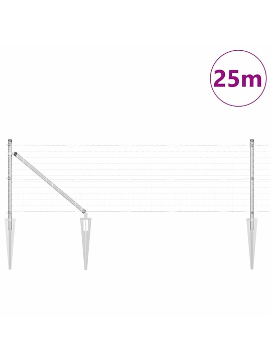 Žogs ar stabiem. sudraba 0.8 x 25 m tērauds