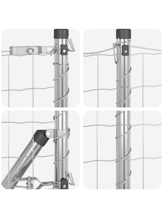 Žogs ar stabiem. sudraba 0.8 x 25 m tērauds