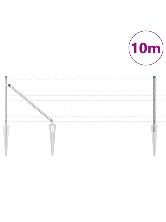 Žogs ar stabiem. sudraba 0.8 x 10 m tērauds