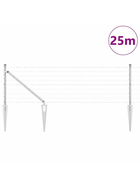 Žogs ar stabiem. sudraba 0.8 x 25 m tērauds