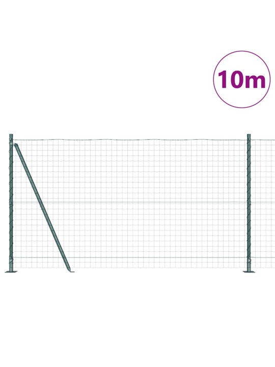 Žogs ar stabiem. zaļa 1.2 x 10 m tērauds