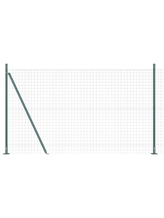 Žogs ar stabiem. zaļa 1.6 x 10 m tērauds