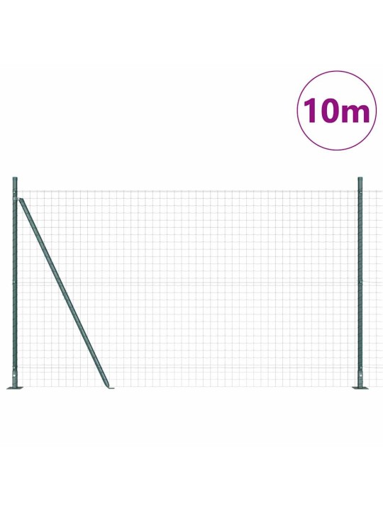 Žogs ar stabiem. zaļa 1.6 x 10 m tērauds