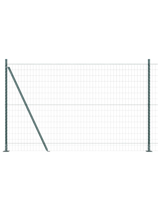 Žogs ar stabiem. zaļa 1.6 x 10 m tērauds
