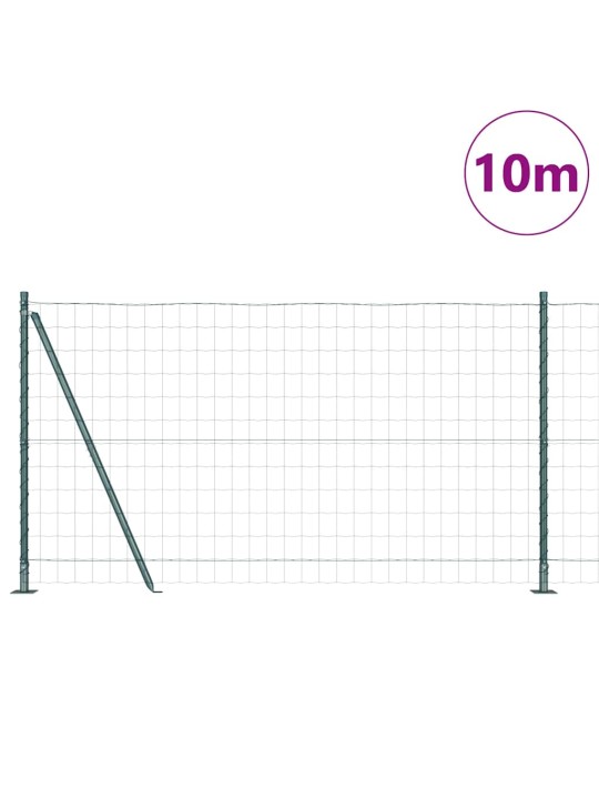 Žogs ar stabiem. zaļa 1.2 x 10 m tērauds