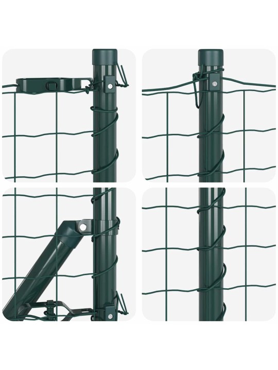 Žogs ar stabiem. zaļa 1 x 25 m tērauds