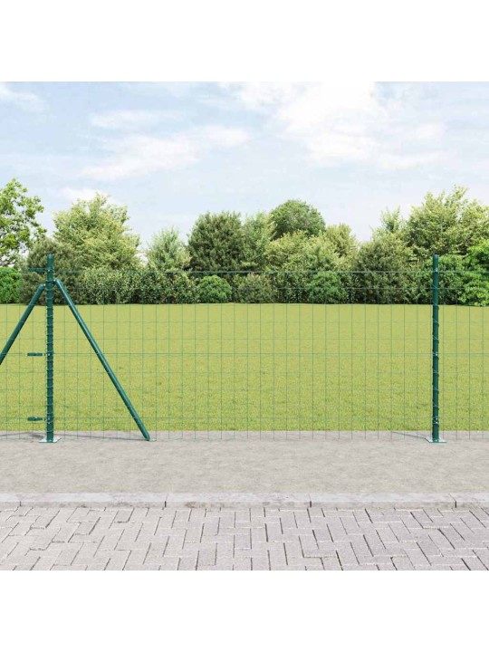 Žogs ar stabiem. zaļa 1 x 25 m tērauds