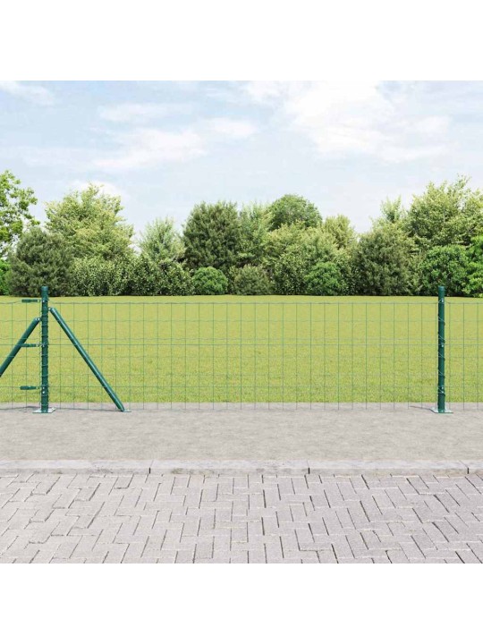 Žogs ar stabiem. zaļa 0.6 x 50 m tērauds