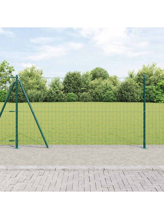 Žogs ar stabiem. zaļa 1.2 x 25 m tērauds