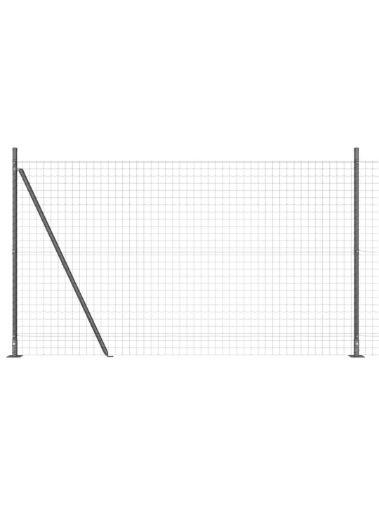 Žogs ar stabiem. pelēka 1.6 x 10 m tērauds