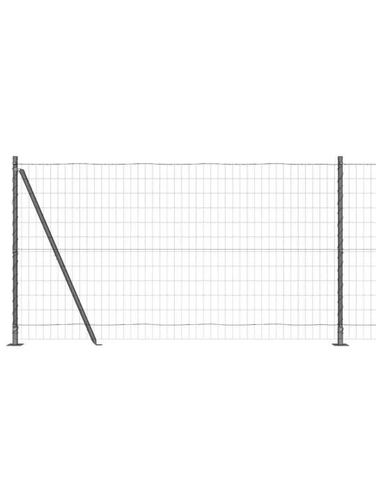Žogs ar stabiem. pelēka 1.2 x 10 m tērauds