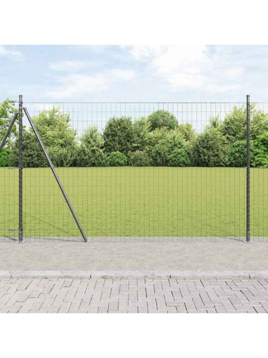 Žogs ar stabiem. pelēka 1.6 x 10 m tērauds