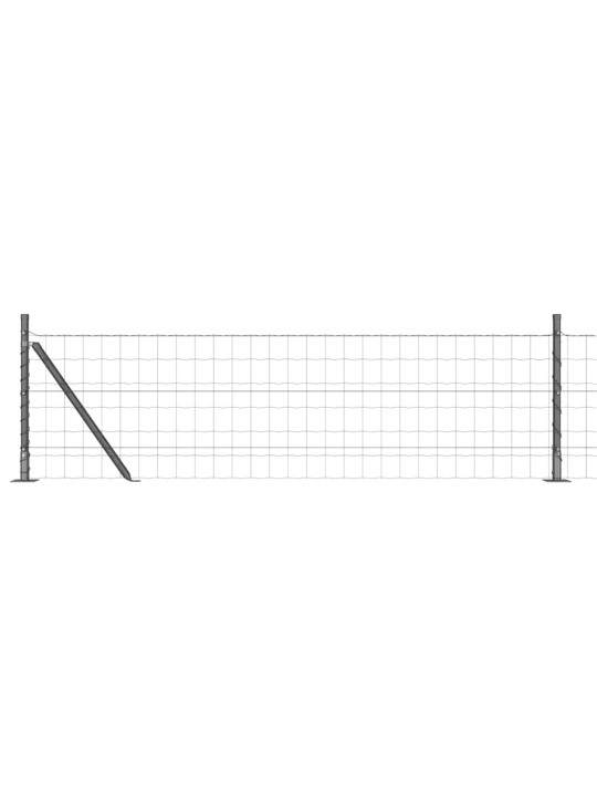 Žogs ar stabiem. pelēka 0.4 x 10 m tērauds