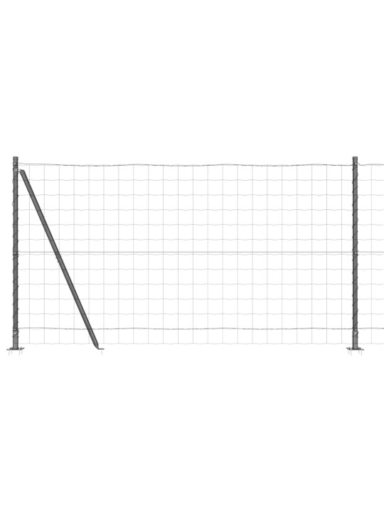 Žogs ar stabiem. pelēka 1.2 x 10 m tērauds