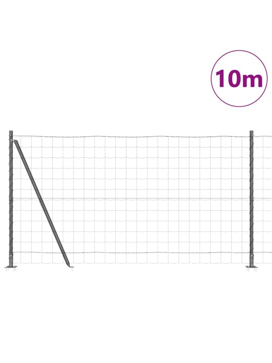 Žogs ar stabiem. pelēka 1.2 x 10 m tērauds