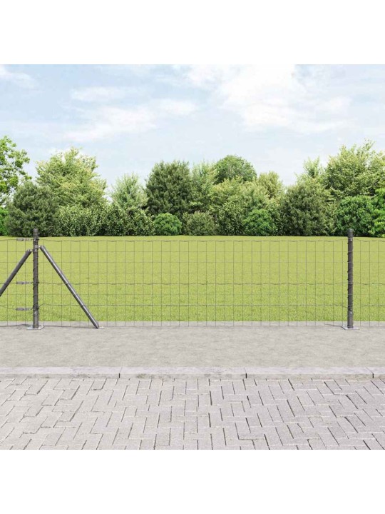 Žogs ar stabiem. pelēka 0.4 x 10 m tērauds
