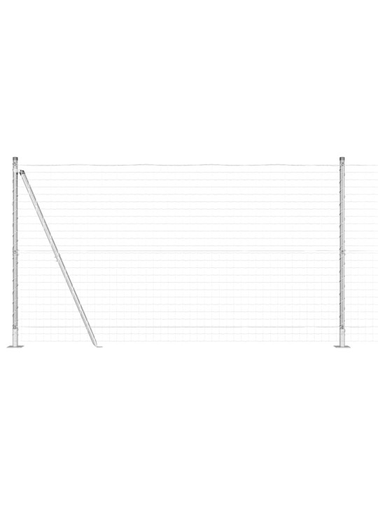 Žogs ar stabiem. sudraba 1.2 x 10 m tērauds