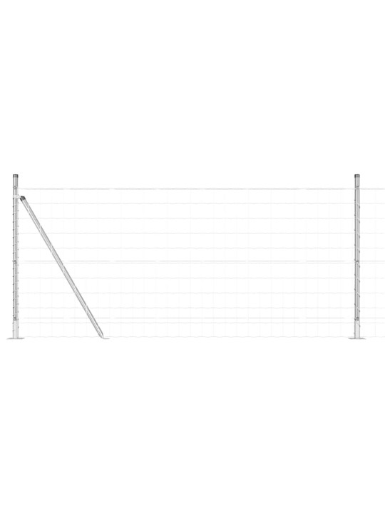 Žogs ar stabiem. sudraba 1 x 25 m tērauds