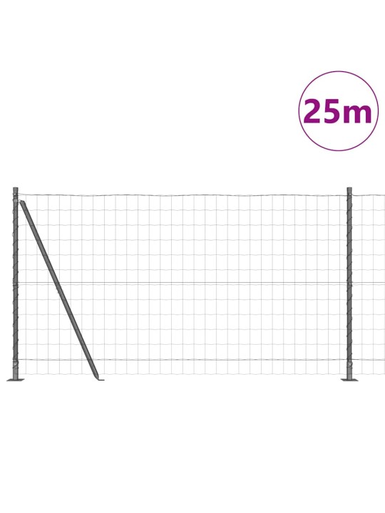 Žogs ar stabiem. sudraba 1.2 x 25 m tērauds