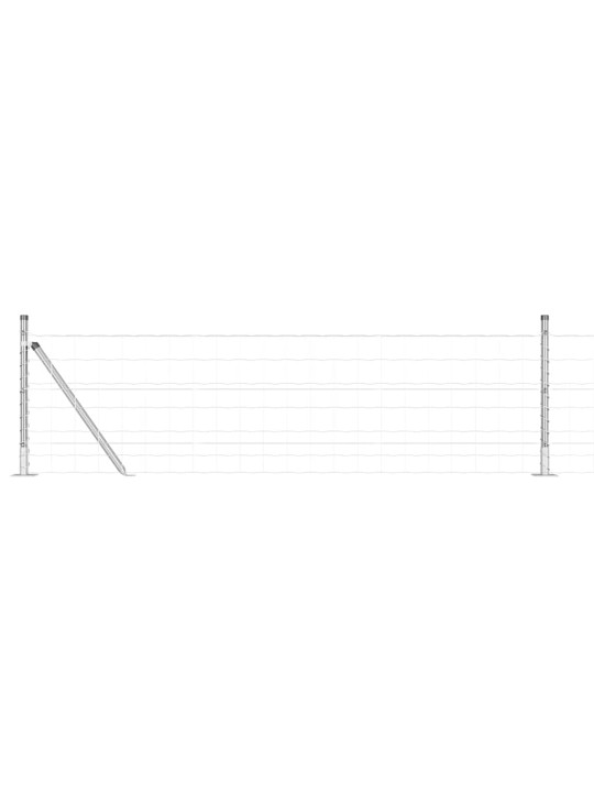Žogs ar stabiem. sudraba 0.6 x 25 m tērauds
