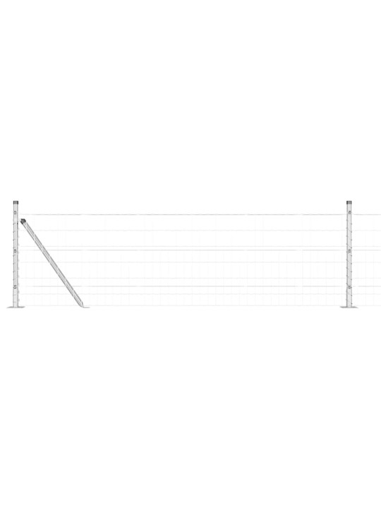 Žogs ar stabiem. sudraba 0.6 x 50 m tērauds