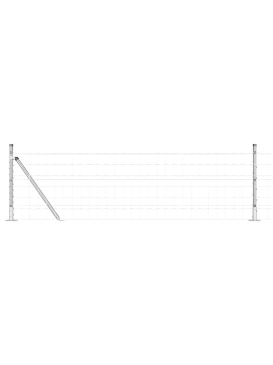 Žogs ar stabiem. sudraba 0.6 x 50 m tērauds