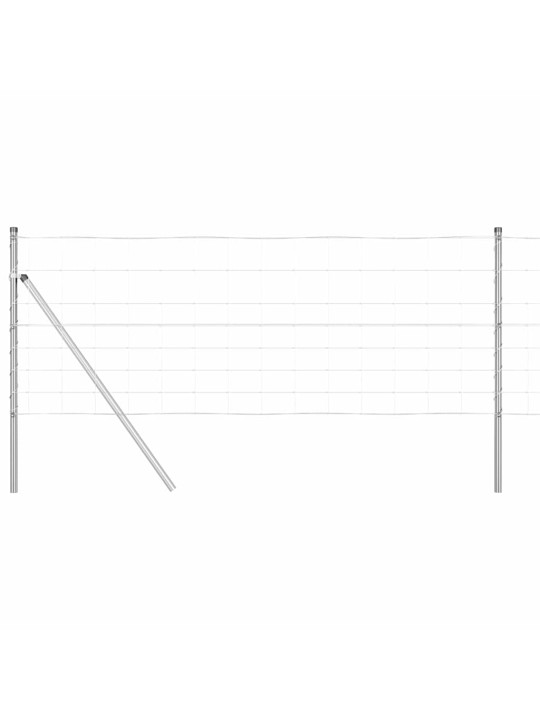 Lauku žogs sudraba 25 x 0.8 m cinkots tērauds