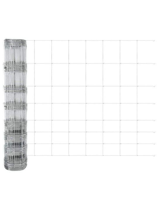 Lauku žogs sudraba 25 x 1 m cinkots tērauds
