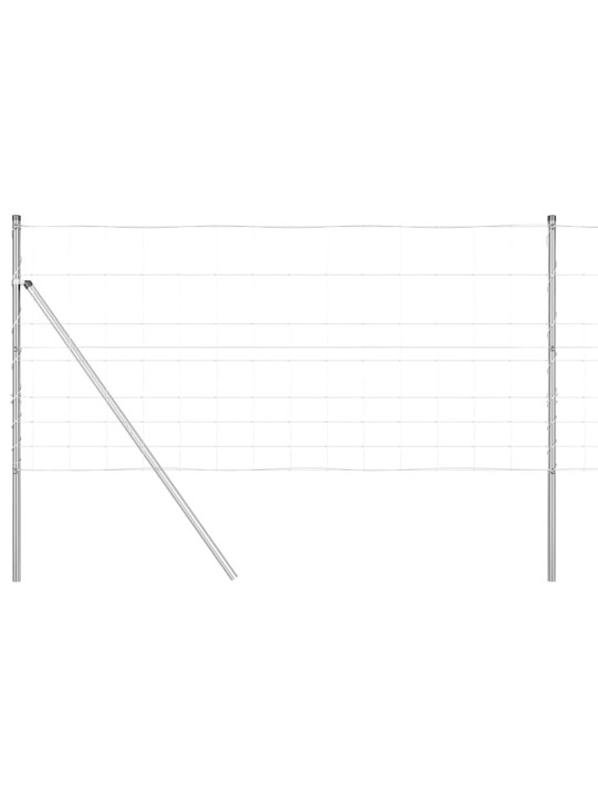 Lauku žogs sudraba 25 x 1 m cinkots tērauds