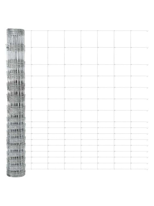 Lauku žogs sudraba 25 x 1.2 m cinkots tērauds