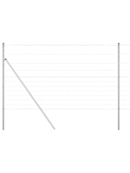 Lauku žogs sudraba 25 x 1.4 m cinkots tērauds