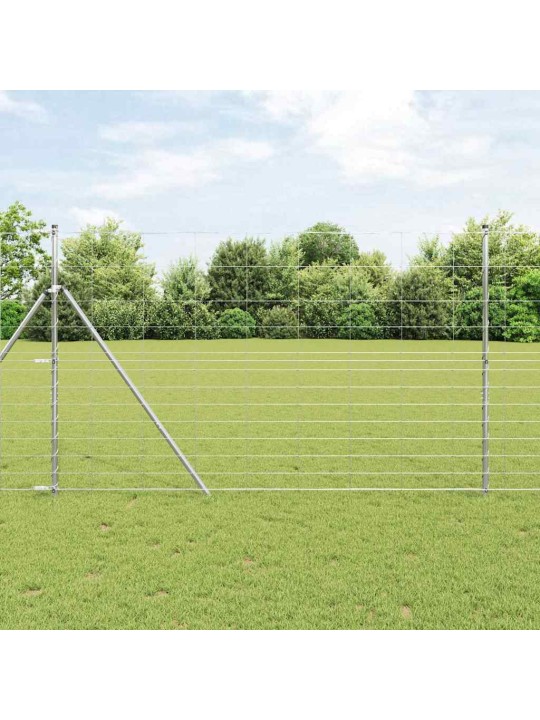 Lauku žogs sudraba 25 x 1.5 m cinkots tērauds