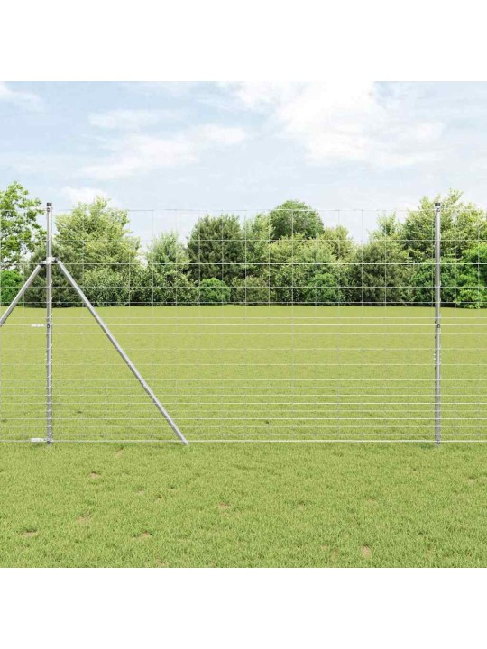 Lauku žogs sudraba 25 x 1.5 m cinkots tērauds