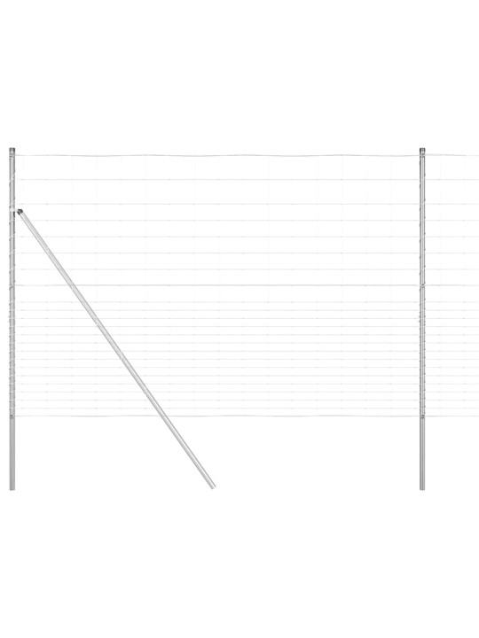 Lauku žogs sudraba 25 x 1.6 m cinkots tērauds