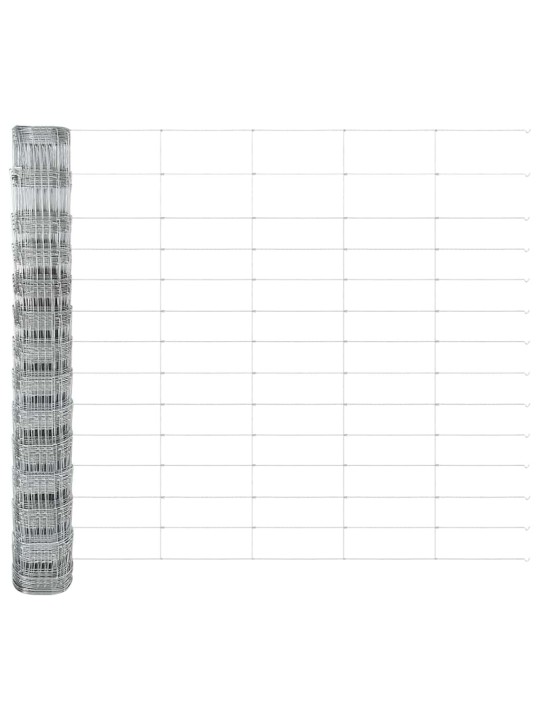 Lauku žogs sudraba 50 x 1.4 m cinkots tērauds