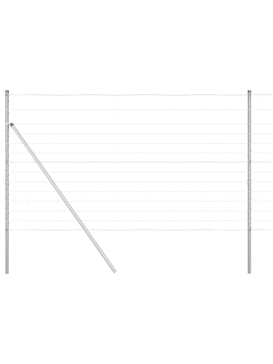Lauku žogs sudraba 50 x 1.4 m cinkots tērauds