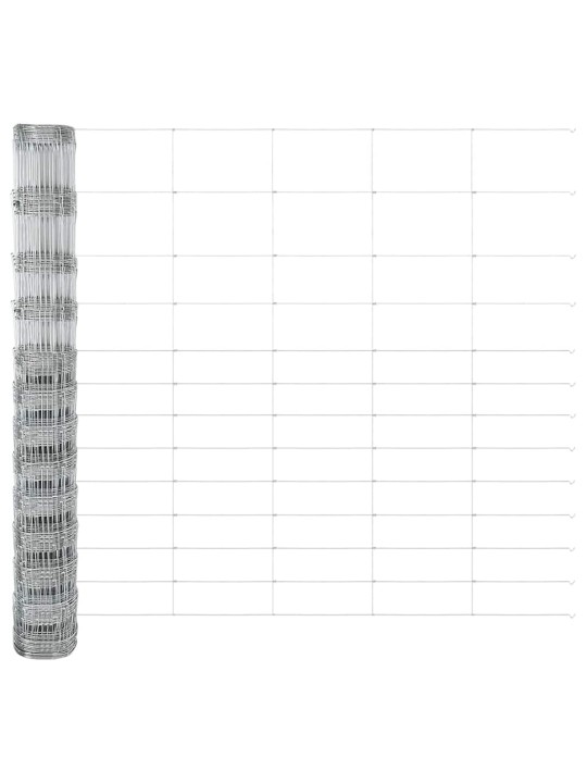 Lauku žogs sudraba 50 x 1.5 m cinkots tērauds