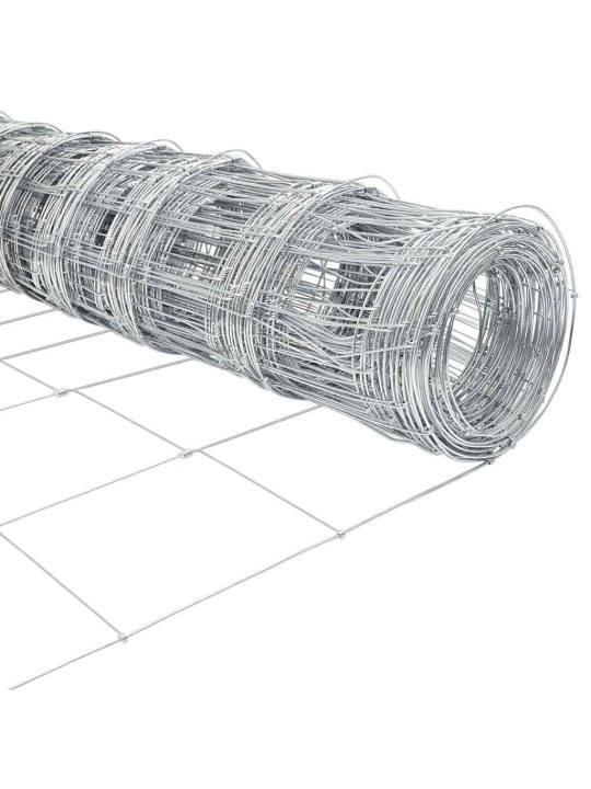 Lauku žogs sudraba 100 x 0.8 m cinkots tērauds