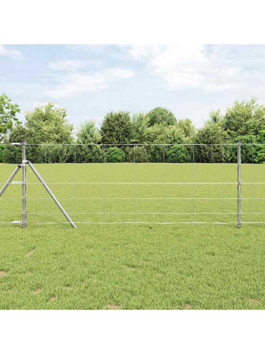 Lauku žogs sudraba 100 x 0.8 m cinkots tērauds