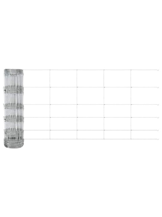 Lauku žogs sudraba 100 x 0.8 m cinkots tērauds