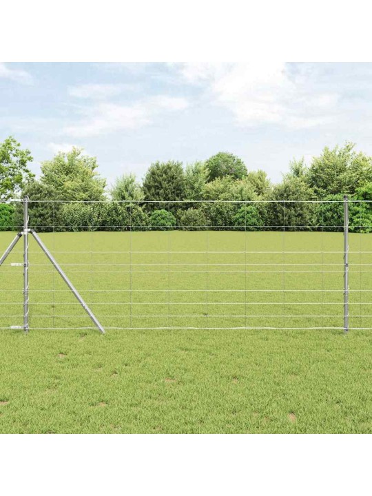 Lauku žogs sudraba 100 x 1 m cinkots tērauds