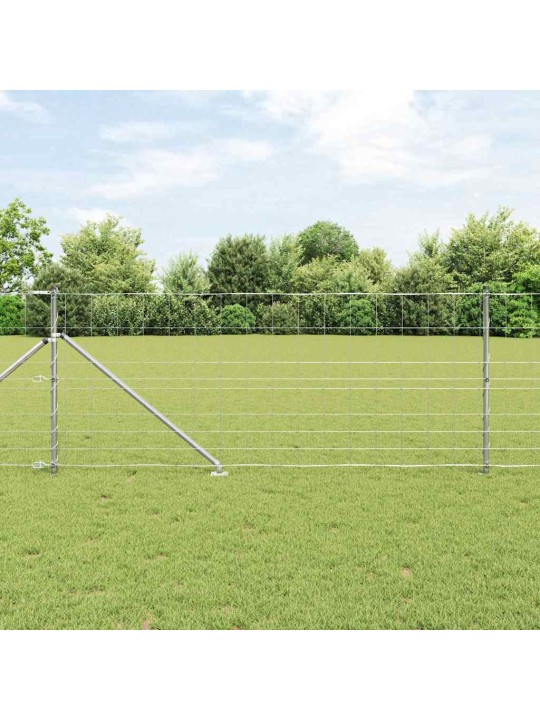 Lauku žogs sudraba 25 x 1 m cinkots tērauds