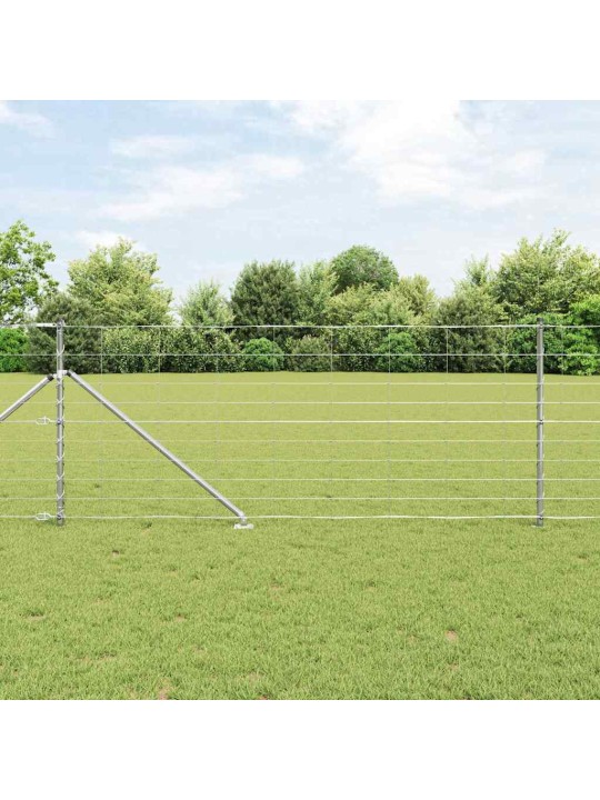 Lauku žogs sudraba 25 x 1 m cinkots tērauds