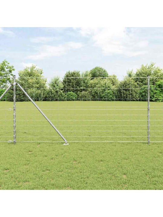 Lauku žogs sudraba 25 x 1.2 m cinkots tērauds
