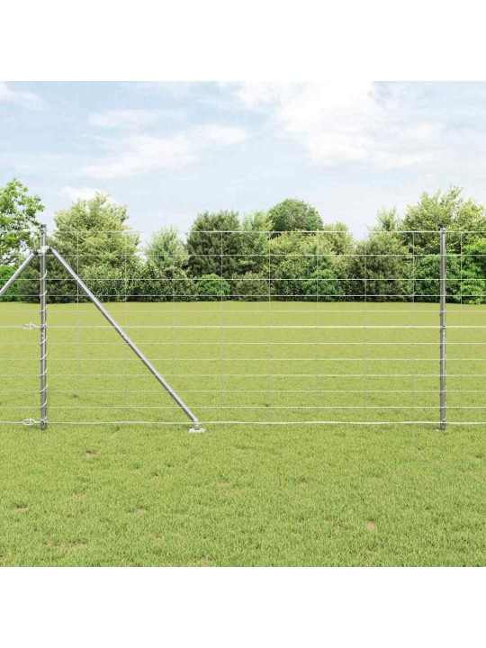 Lauku žogs sudraba 25 x 1.2 m cinkots tērauds