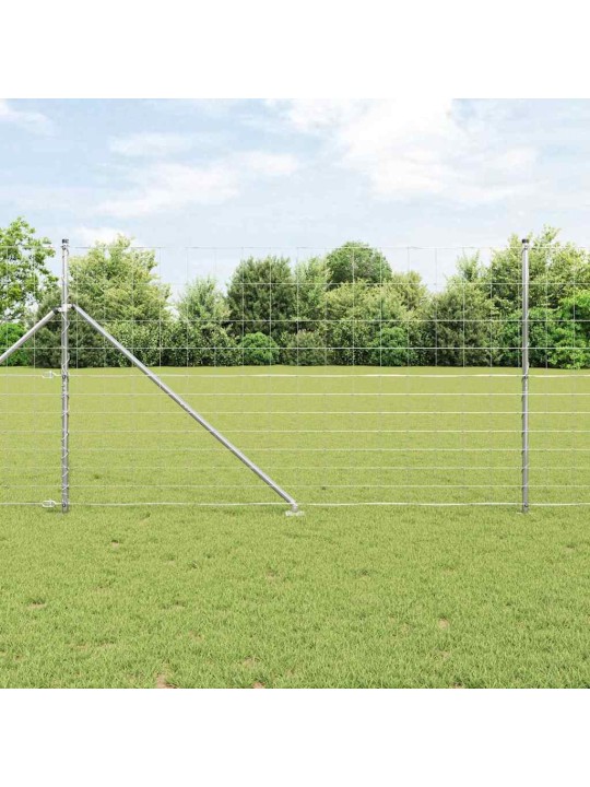 Lauku žogs sudraba 25 x 1.4 m cinkots tērauds