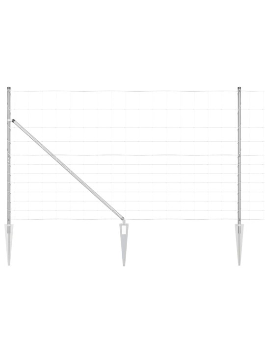 Lauku žogs sudraba 25 x 1.4 m cinkots tērauds