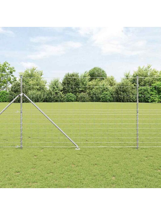 Lauku žogs sudraba 25 x 1.5 m cinkots tērauds