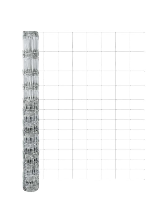 Lauku žogs sudraba 25 x 1.5 m cinkots tērauds