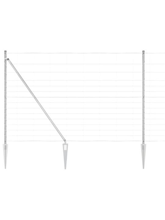 Lauku žogs sudraba 25 x 1.6 m cinkots tērauds